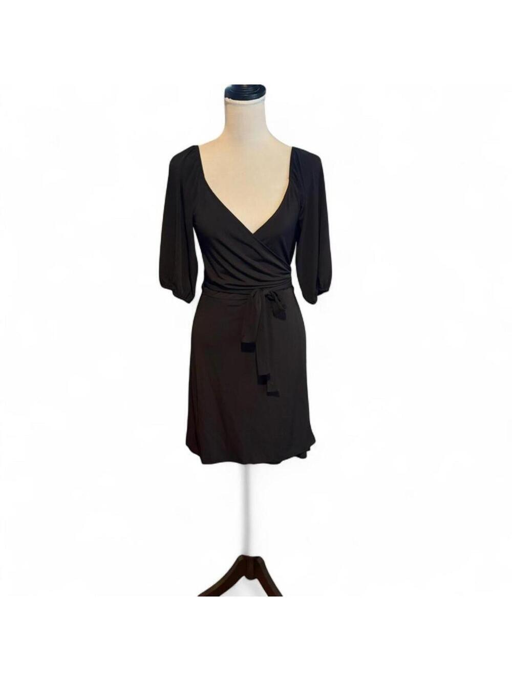 BCBGGeneration black wrap dress Size S